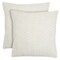 Farmlyn Creek Chevron Throw Pillow Covers - Soft Washable Decorative Pillows - Hidden Zipper Cushion Covers for Indoor & Outdoor Use - 20x20 in, Pack of 2, Beige